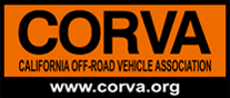 logo for CORVA (California off road vehicle association)