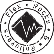 transparent logo for flex rocks and rollovers