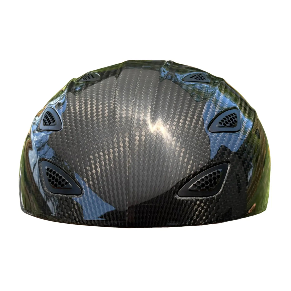 front view of carbon fiber axel off road dot helmet