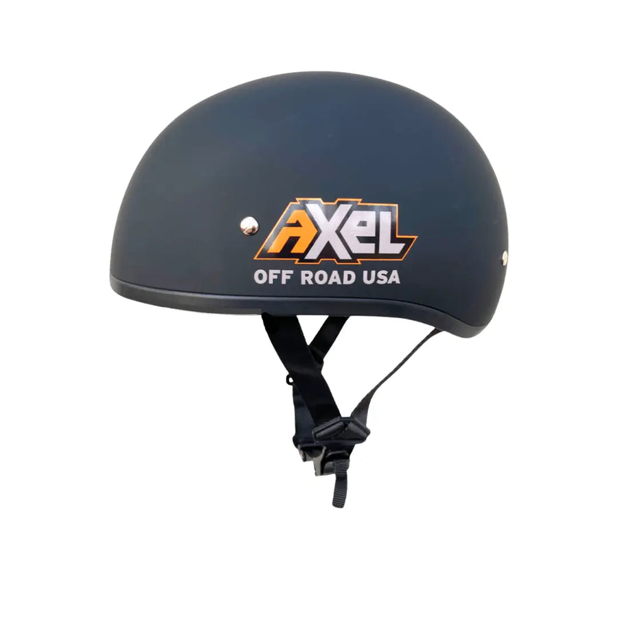 Side View Black Daytona Helmet. DOT certified helmet 