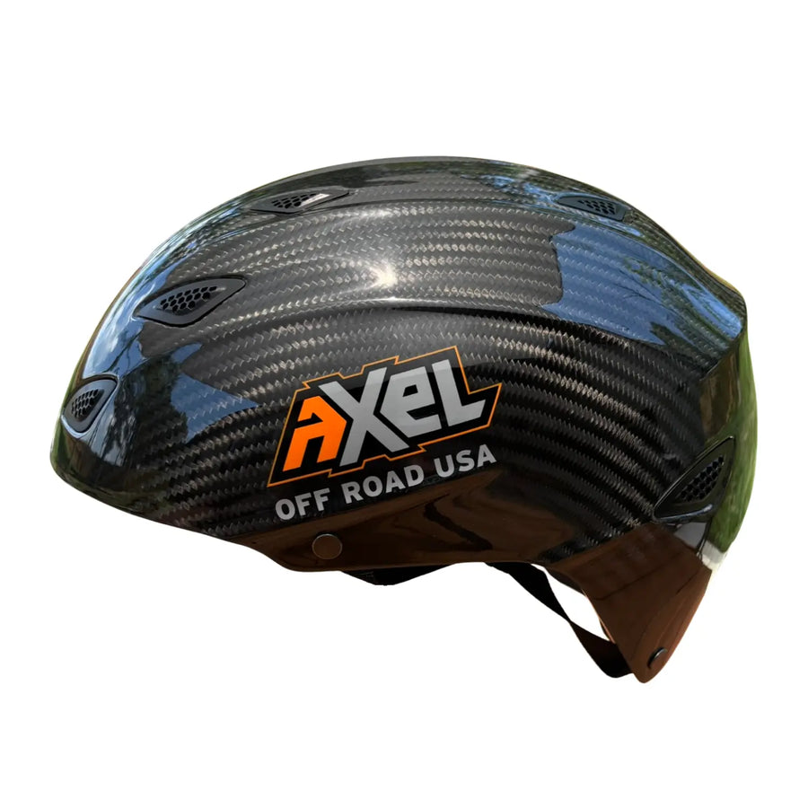 side view of Carbon fiber DOT Helmet 