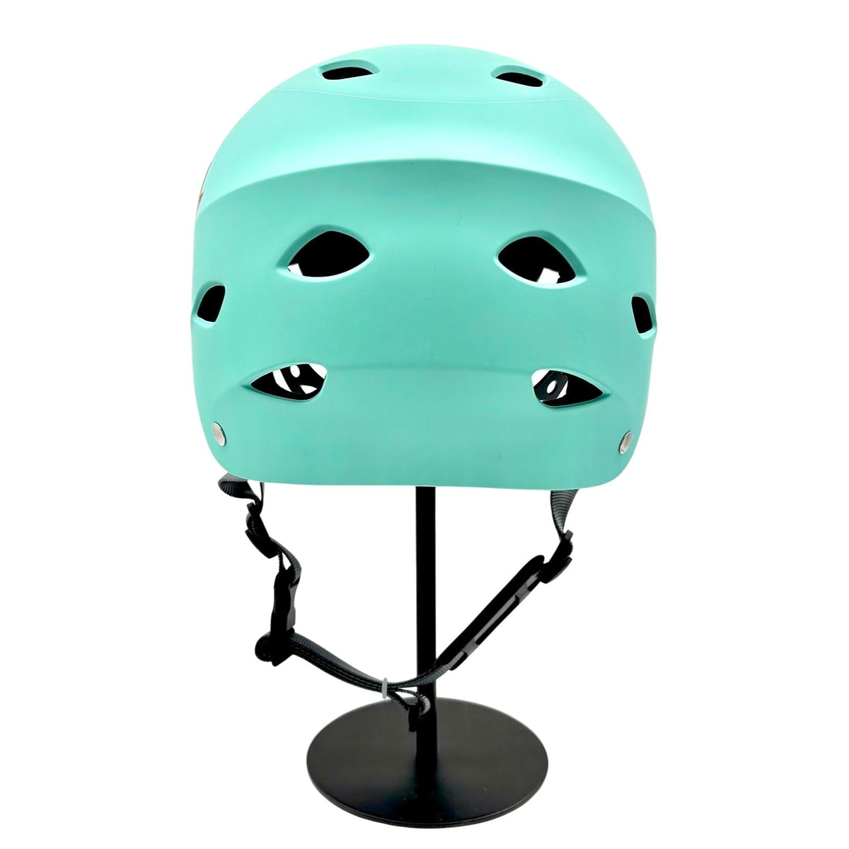 back view of limited edition teal axel off road helmet for utv buggies atv jeep